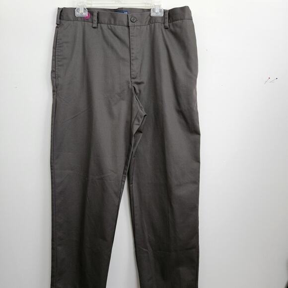 Izod Pants Mens 38x32 American Chino Classic Fit Cotton Flat Front - Picture 1 of 9